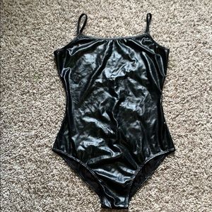 FoLeather bodysuit